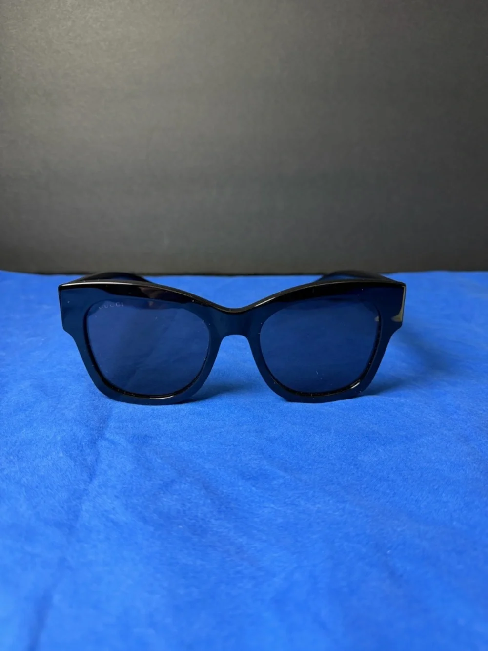 NEW Authentic Gucci Black and Grey Oversized Sunglasses GG1789S - Picture 3 of 10